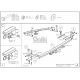 Фаркоп оцинкованный Galia шар A для Renault Kangoo/Mercedes Citan 2010-2021