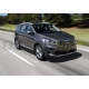 Пороги алюминиевые Rival Black New для Kia Sorento Prime 2018-2021