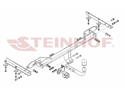 Фаркоп Steinhof шар A для Chevrolet Orlando 2011-2015