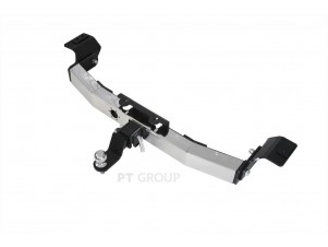 Фаркоп с нержавеющей накладкой для Toyota Land Cruiser Prado J120 2003-2009, J150 2009-2023, Lexus GX 470 2003-2009, GX 460 2009-2023 съемное крепление шара под американский квадрат №TPR-09-991124.00