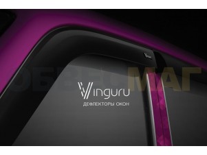 Дефлекторы окон Vinguru 4 штуки на универсал для Chevrolet Lacetti № AFV22604
