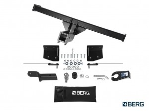 Фаркоп для Geely Coolray 2020-н.в., Belgee X50 2023-н.в. съемное крепление шара под американский квадрат №F.1912.002